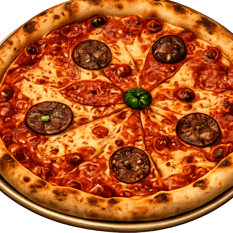 Pizza au four de La Barcarola